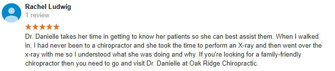 Chiropractic Eau Claire WI Rachel Ludwig Testimonial