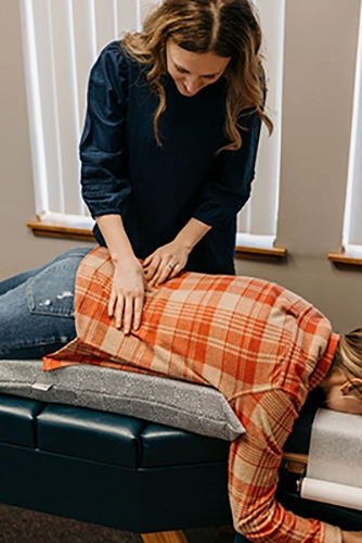 Chiropractor Eau Claire WI Danielle Knetter Prenatal Patient